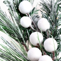 Новогодний декор &laquo;В снегу&raquo;, веточка, 34 &times; 18 &times; 6 см