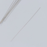 Иглы металл для бисера в стеклянной колбе тонкие набор 10 шт &Oslash; 0,45х120 мм 1,5х1,5х14 см