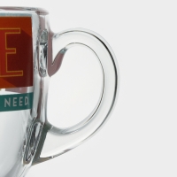 Кружка стеклянная &laquo;Джамбо&raquo;, 500 мл, рисунок МИКС