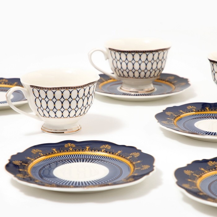 Сервиз фарфоровый чайный &laquo;Богемия&raquo;, 12 предметов