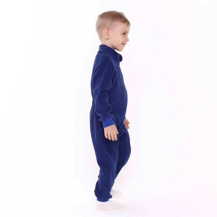 Комбинезон воротник-стойка, цвет синий, рост 86-92 см Комбинезон воротник-стойка, цвет синий, рост 86-92 см