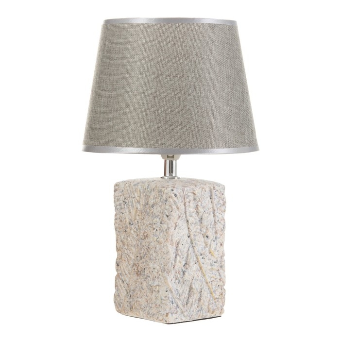 Настольная лампа Настольная лампа "Алатея" Е14 40Вт темно-серый 20х20х33 см RISALUX