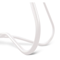 Столик журнальный, 400х400х450, Белый муар