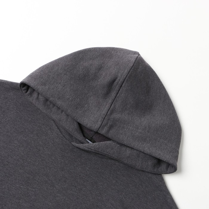 Толстовка детская, цвет тёмно-серый меланж, рост 134 см