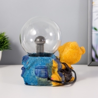 Плазменный шар "Мишка идет в поход", 17 см RISALUX Плазменный шар "Мишка идет в поход", 17 см RISALUX