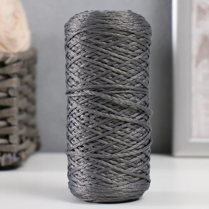 Шнур для вязания 100% полиэфир 1мм 200м/75&plusmn;10гр (16-сталь)