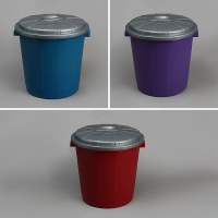 Бак хозяйственно-бытовой «Колор», 40 л, с крышкой, цвет МИКС Бак хозяйственно-бытовой «Колор», 40 л, с крышкой, цвет МИКС