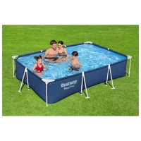 Бассейн каркасный Steel Pro, 300 х 201 х 66 см, 56404 Bestway Бассейн каркасный Steel Pro, 300 х 201 х 66 см, 56404 Bestway
