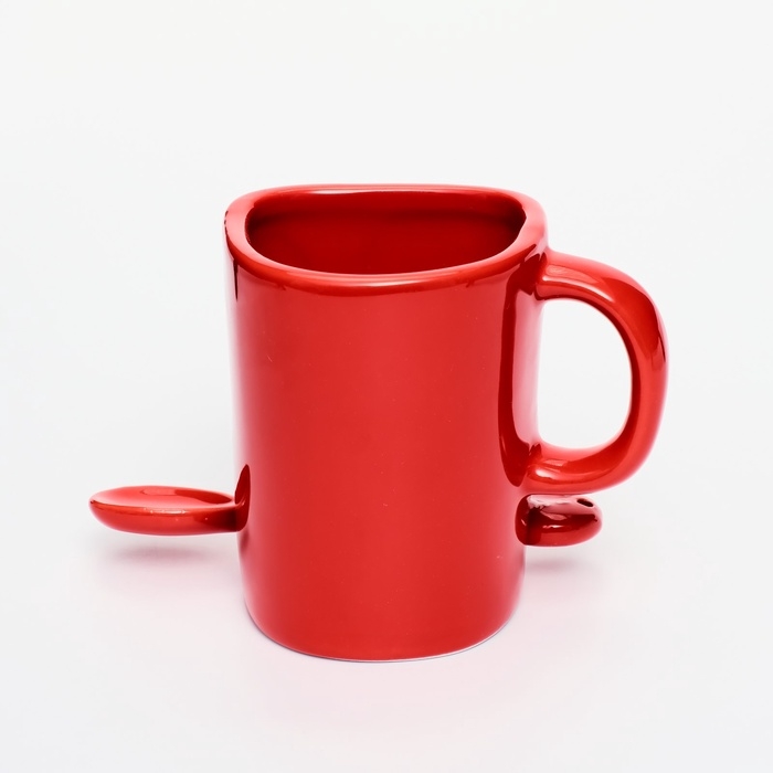 Кружка с ложкой и отсеком для печенья &laquo;Желания сбудутся&raquo;, 200 мл