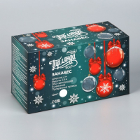 Гирлянда &laquo;Занавес&raquo; 2 &times; 1.5 м, IP20, прозрачная нить, 360 LED, свечение белое, 8 режимов, 220 В