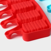 Набор форм для мороженого Доляна «Венеция», 3 шт, силикон, 19×11 см Набор форм для мороженого Доляна «Венеция», 3 шт, силикон, 19×11 см