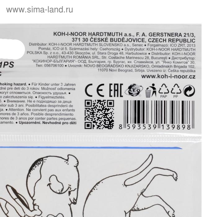 Трафарет для рисования, Koh-I-Noor Трафарет для рисования, Koh-I-Noor "Ферма" 9820/02