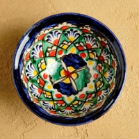 Пиала Риштанская керамика "Узоры", 9,5 см микс Пиала Риштанская керамика "Узоры", 9,5 см микс