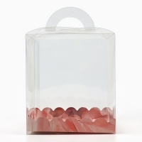 Коробка кондитерская, сундук, упаковка, &laquo;Цветов сияние&raquo;, 16 х 16 х 18 см