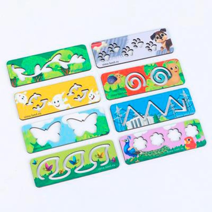 Настольная игра &laquo;Весёлые линейки и прописи&raquo; + ребусы