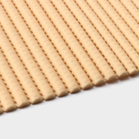 Коврик для ванной и туалета Доляна, 65&times;100 см, цвет бежевый