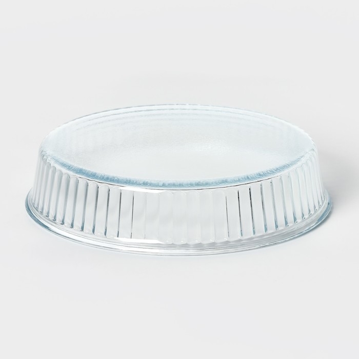 Блюдо стеклянное для запекания, d=28 см, h=6 см