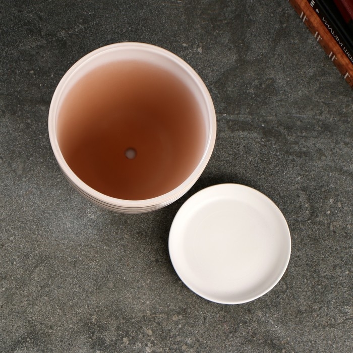 Горшок цветочный "Линии" 2,5 л,