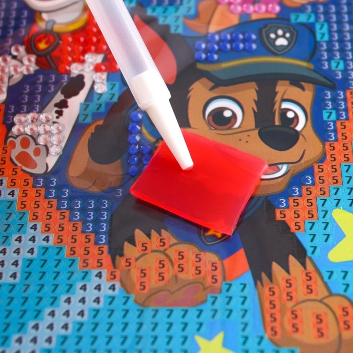 Алмазная мозаика, 16х10.5 см, Щенячий патруль