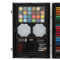 Набор для рисования складной, в чемоданчике, синий Набор для рисования складной, в чемоданчике, синий