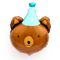 Шар фольгированный 27" «Мишка именинник» Шар фольгированный 27" «Мишка именинник»