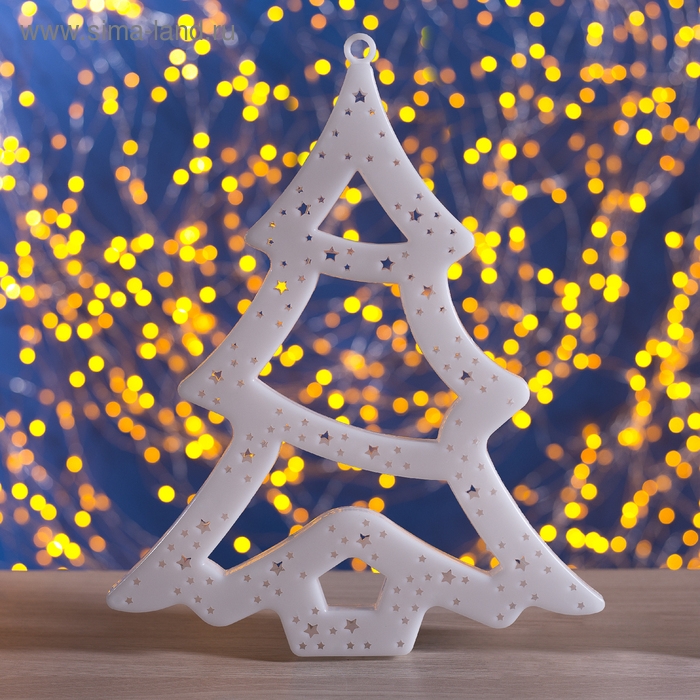 Светодиодная фигура &laquo;Ёлка&raquo; 25 &times; 32 см, пластик, 220 В, свечение мульти (RG/RB)