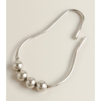 Набор крючков для штор Доляна, 12 шт, цвет хромированный Набор крючков для штор Доляна, 12 шт, цвет хромированный