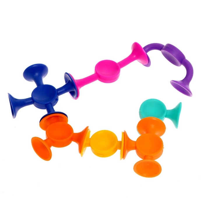 Конструктор &laquo;Забавные присоски&raquo;, 64 детали