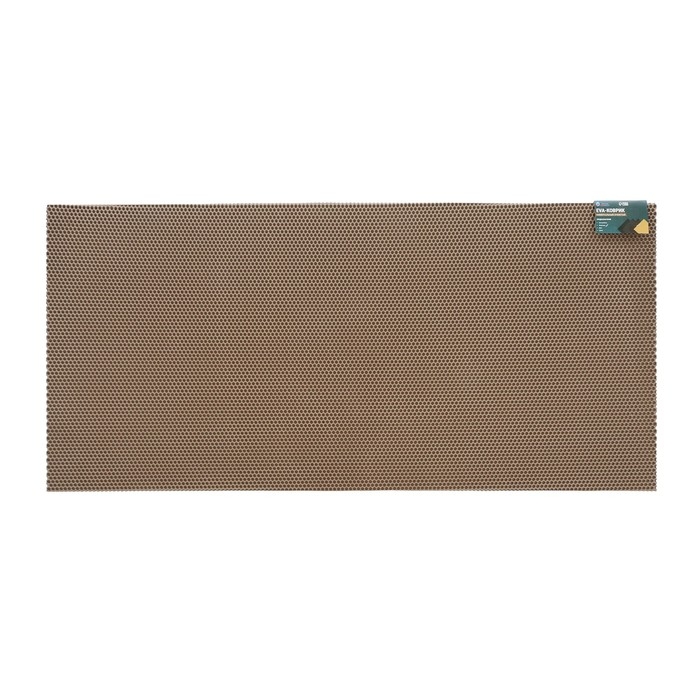 Коврик eva универсальный Grand Caratt, Соты 140 х 66 см, бежевый