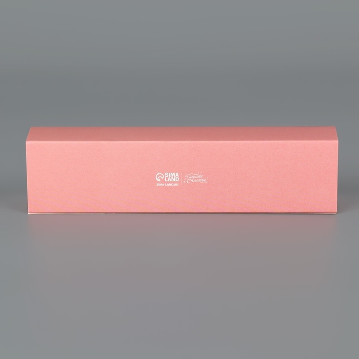 Коробка для конфет, кондитерская упаковка, 5 ячеек, &laquo;С любовью!&raquo;, 5 х 21 х 3.3 см