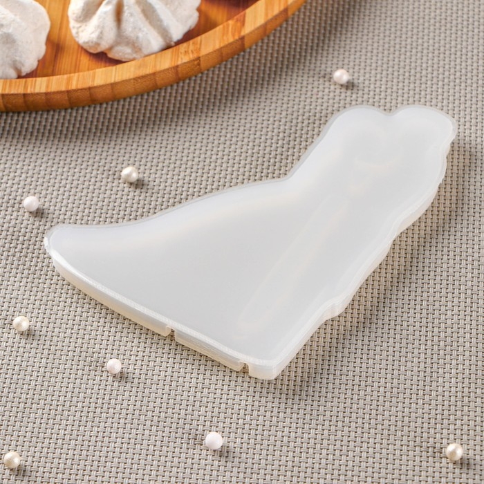 Силиконовый молд для леденцов и шоколада &laquo;Свадьба&raquo;, 12,5&times;9 см, цвет прозрачный