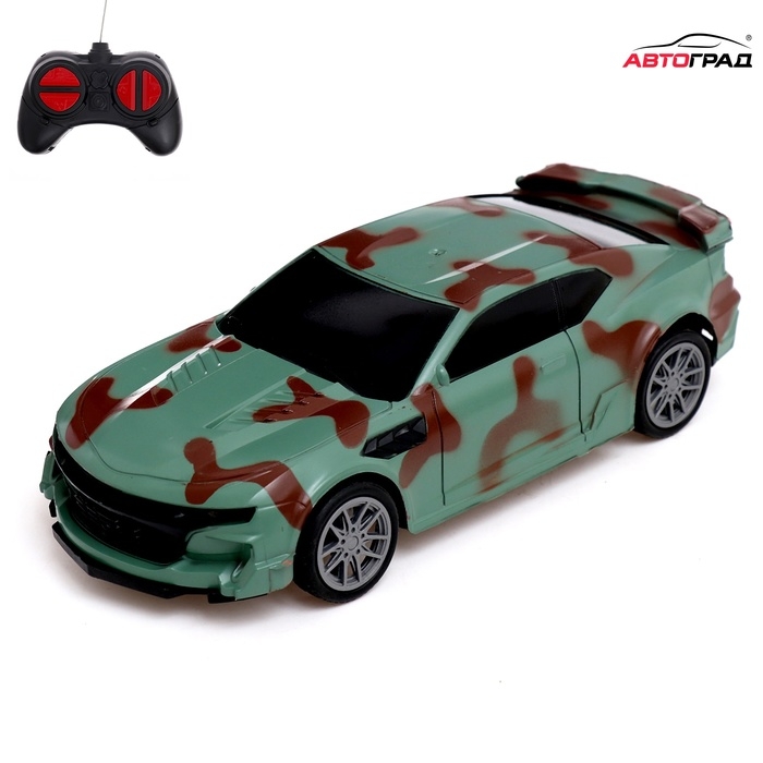 Машина радиоуправляемая &laquo;Грозный рейсер&raquo;, 1:20, световые эффекты, цвет зелёный