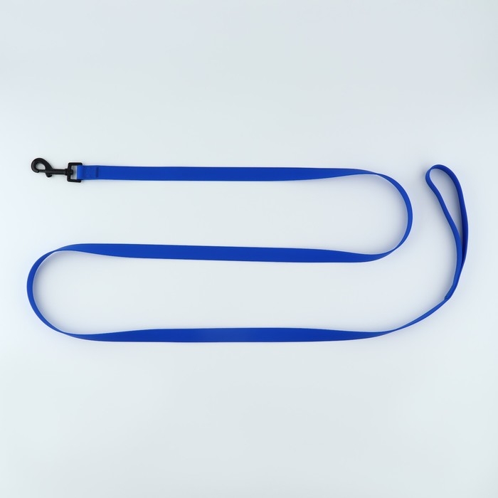 Поводок биотановый 2 м х 20 мм, синий Поводок биотановый 2 м х 20 мм, синий