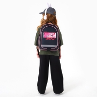 Рюкзак школьный, 37 х 27 х 16 см, эргономичная спинка, Calligrata Б "Глаза аниме"