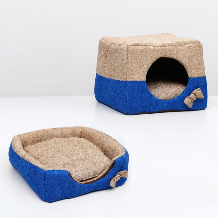 Дом-трансформер Дом-трансформер "Ворсинка", 43 х 43 х 34 см, микс