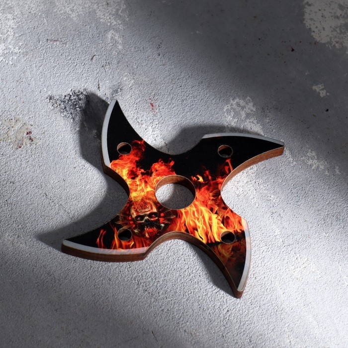 Сувенир деревянный Сувенир деревянный "Сюрикен 2" МИКС