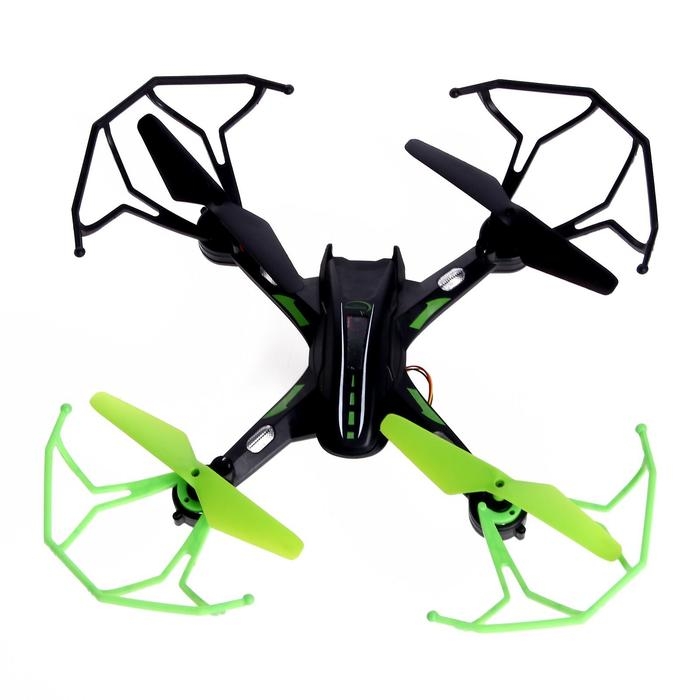 Квадрокоптер DH-X11DW, камера 0,3 Mpx, передача изображения на смартфон, Wi-Fi, барометр, цвет чёрно-зелёный Квадрокоптер DH-X11DW, камера 0,3 Mpx, передача изображения на смартфон, Wi-Fi, барометр, цвет чёрно-зелёный