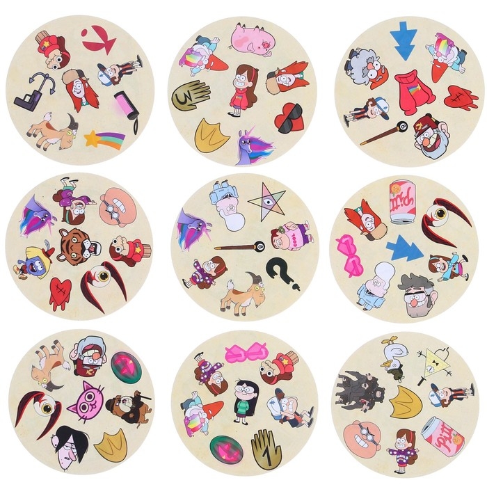 Набор развлекательных игр &laquo;Дуббль vs Стулья&raquo;, 2в1, Гравити Фолз