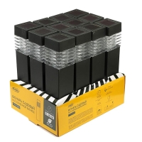 Садовый светильник на солнечной батарее &laquo;Столбик&raquo;, 6 &times; 39 &times; 6 см, 1 LED, свечение тёплое белое