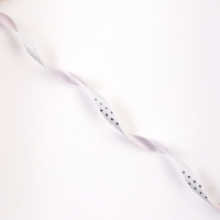 Новый год. Лента для декора и подарков новогодняя новогодняяя "Звездочки металлик", 1,2см х 45м, белая. Новый год. Лента для декора и подарков новогодняя новогодняяя "Звездочки металлик", 1,2см х 45м, белая.