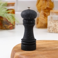 Мельница для специй Доляна «Зефир», 16×5,5 см, керамический механизим, цвет чёрное дерево Мельница для специй Доляна «Зефир», 16×5,5 см, керамический механизим, цвет чёрное дерево