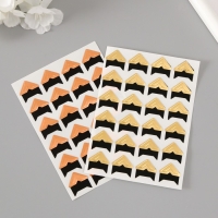 Набор уголков с кармашком для фотографий 24 уголка "Стиль" золото 12,5х9 см МИКС Набор уголков с кармашком для фотографий 24 уголка "Стиль" золото 12,5х9 см МИКС