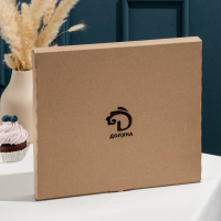 Этажерка-фруктовница стеклянная Доляна &laquo;Мрамор&raquo;, d=21 см, d=30 см, 2 яруса, цвет чёрный