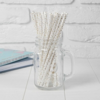 Трубочки для коктейля &laquo;Конфетти&raquo;, набор 25 шт.