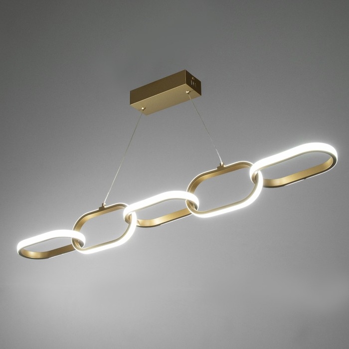 Светильник BayerLux Светильник BayerLux "Катена" LED 58Вт 6000К золото 106х12х100 см