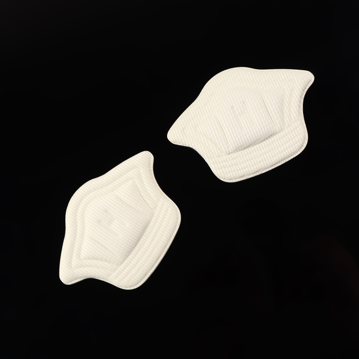 Подпяточники для обуви, на клеевой основе, 11 × 7,8 см, пара, цвет бежевый Подпяточники для обуви, на клеевой основе, 11 × 7,8 см, пара, цвет бежевый