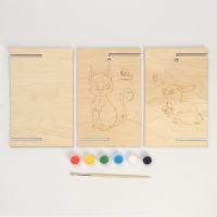 Роспись по дереву. Кормушка &laquo;Белочка&raquo;