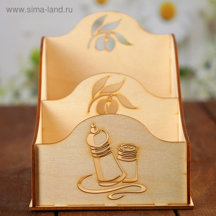 Коробочка под специи Коробочка под специи "Оливки", 20х13х15см