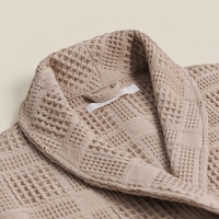 Халат вафельный мужской SL HOME: Chess "Саббиа", размер S, 100% хлопок, 340 г/м2 Халат вафельный мужской SL HOME: Chess "Саббиа", размер S, 100% хлопок, 340 г/м2