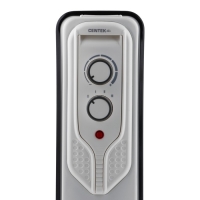 Обогреватель Centek CT-6205, масляный, напольный, 1500 Вт, 15 м&sup2;, 7 секций, белый